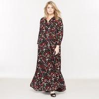 Long Floral Printed Dress