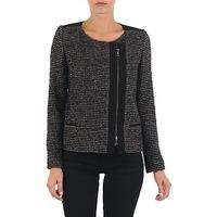 lola vie lurex womens jacket in black