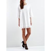 Loose Fit Dress with Embroidered Detail