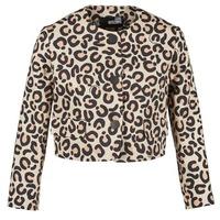 love moschino aglanoma womens jacket in beige