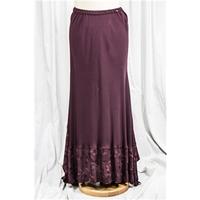 long sahara floral pattern skirt size m sahara purple long skirt