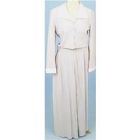 Lori Weidner, size 10 pale grey trouser suit