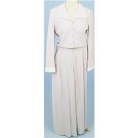 lori weidner size 10 pale grey trouser suit