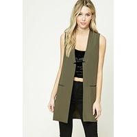 Longline Sleeveless Jacket