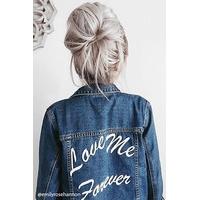 Love Me Forever Denim Jacket