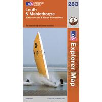 Louth & Mablethorpe - OS Explorer Active Map Sheet Number 283