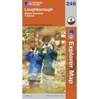 Loughborough - OS Explorer Map Sheet Number 246