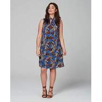 Lovedrobe Tie Neck Shift Dress