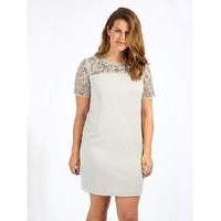 lovedrobe luxe sequin grey shift dress