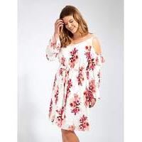 Lovedrobe GB Pink Floral Print Dress