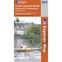 loch lomond south os explorer active map sheet number 347