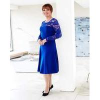 lorraine kelly lace sleeve dress