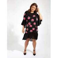 Lovedrobe GB Floral Print Swing Dress