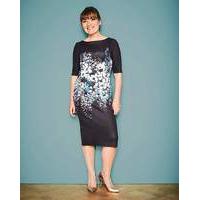 lorraine kelly floral scuba midi dress