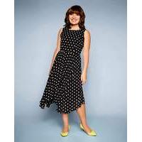 lorraine kelly dipped hem dress midi