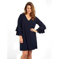 lovedorbe gb navy frill swing dress