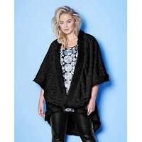 lovedrobe double layer fur cape