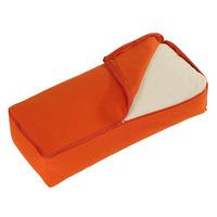 lotus design yoga back bolster orange