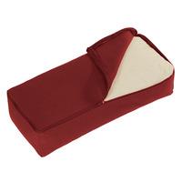 lotus design yoga back bolster burgundy