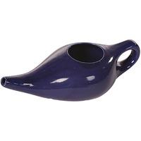 lotus design neti pot blue