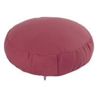 Lotus Design 7cm Classic Meditation Cushion with Zipper - Burgundy