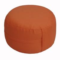 lotus design 14cm classic meditation cushion with zipper orange