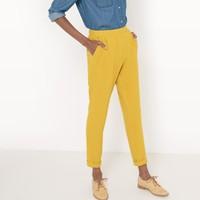 Loose-fit Trousers with Elasticated Waistband