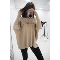 Louise frill detailed oversized jumper