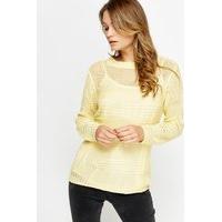 Loose Knit Ribbed Long Jumper