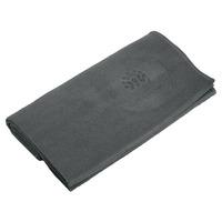lotus design quick dry small yoga towel grey