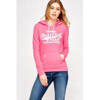 Logo Front Soft Pink Hoodie