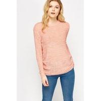 Loose Knit Ribbed Jumper