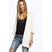 loose knit batwing cardigan cream