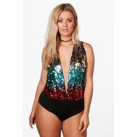 Lola Festival Sequin Bodysuit - multi