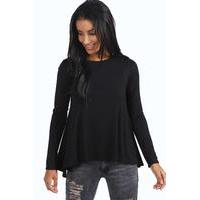 Long Sleeved Top - black