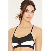 low impact cutout sports bra