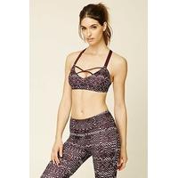 low impact geo sports bra