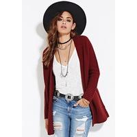 Longline Open-Front Cardigan