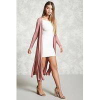 Longline Open-Front Cardigan