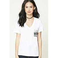 Los Angeles Graphic V-Neck Tee