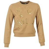love moschino atuel womens sweatshirt in brown