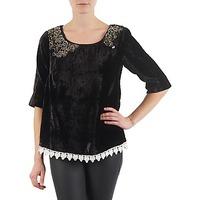 lollipops pilow top womens long sleeve t shirt in black