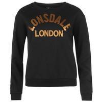 Lonsdale Crew Neck Sweatshirt Ladies