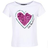Love Moschino W4F3031 women\'s T shirt in white