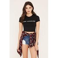 Los Angeles Graphic Crop Top