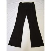Long Tall Sally Black Trousers - Size 10/34\