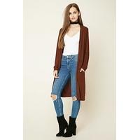 longline hooded cardigan