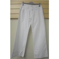 Look - Size: S - White - Smart trousers