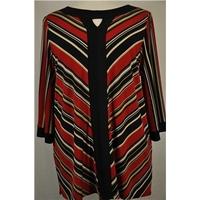 Longline tunic top by Windsmoor - Size: L - Multi-coloured - Long sleeved shirt