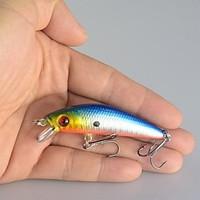 lot 10pcs lifelike minnow fishing lure 7cm 85g 6 hooks fish wobbler ta ...